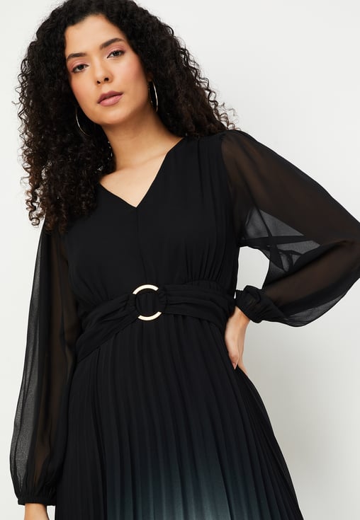 A-Line Midi Dress