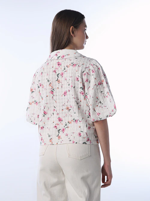 Ruffle Collar Shirt