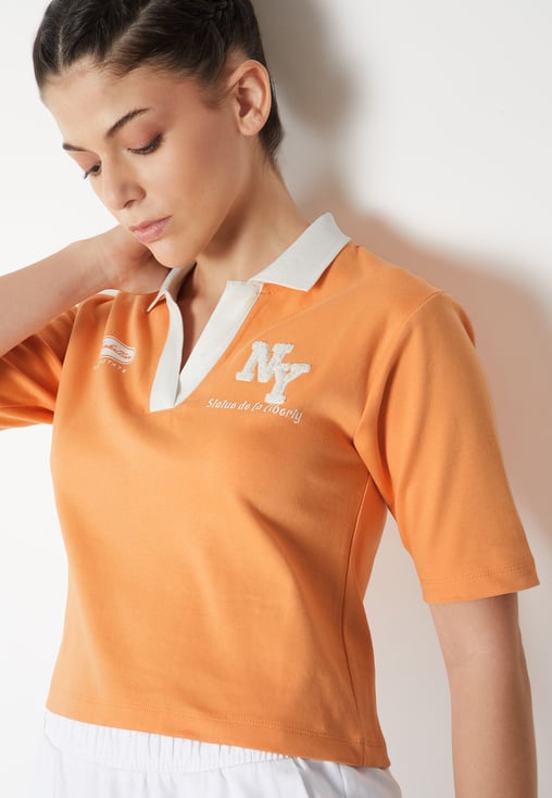 Ruffled Hem Top