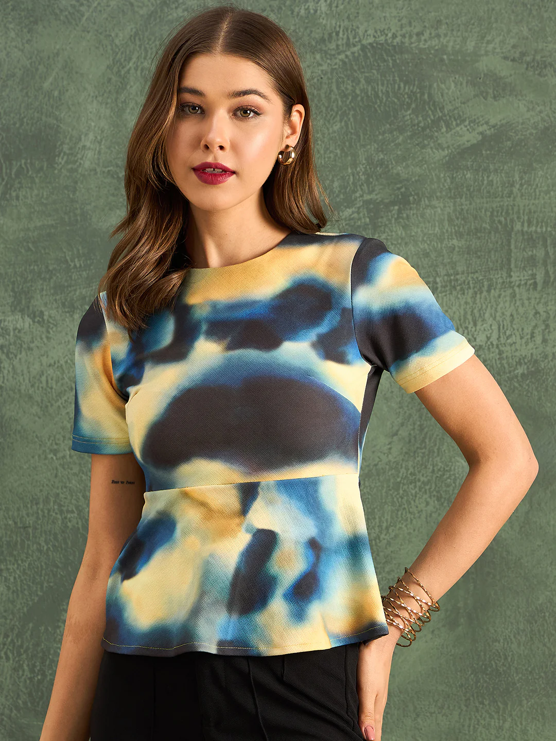 Balloon Sleeve Top